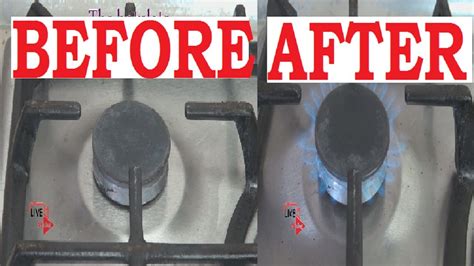 how to clean gas stove nozzle